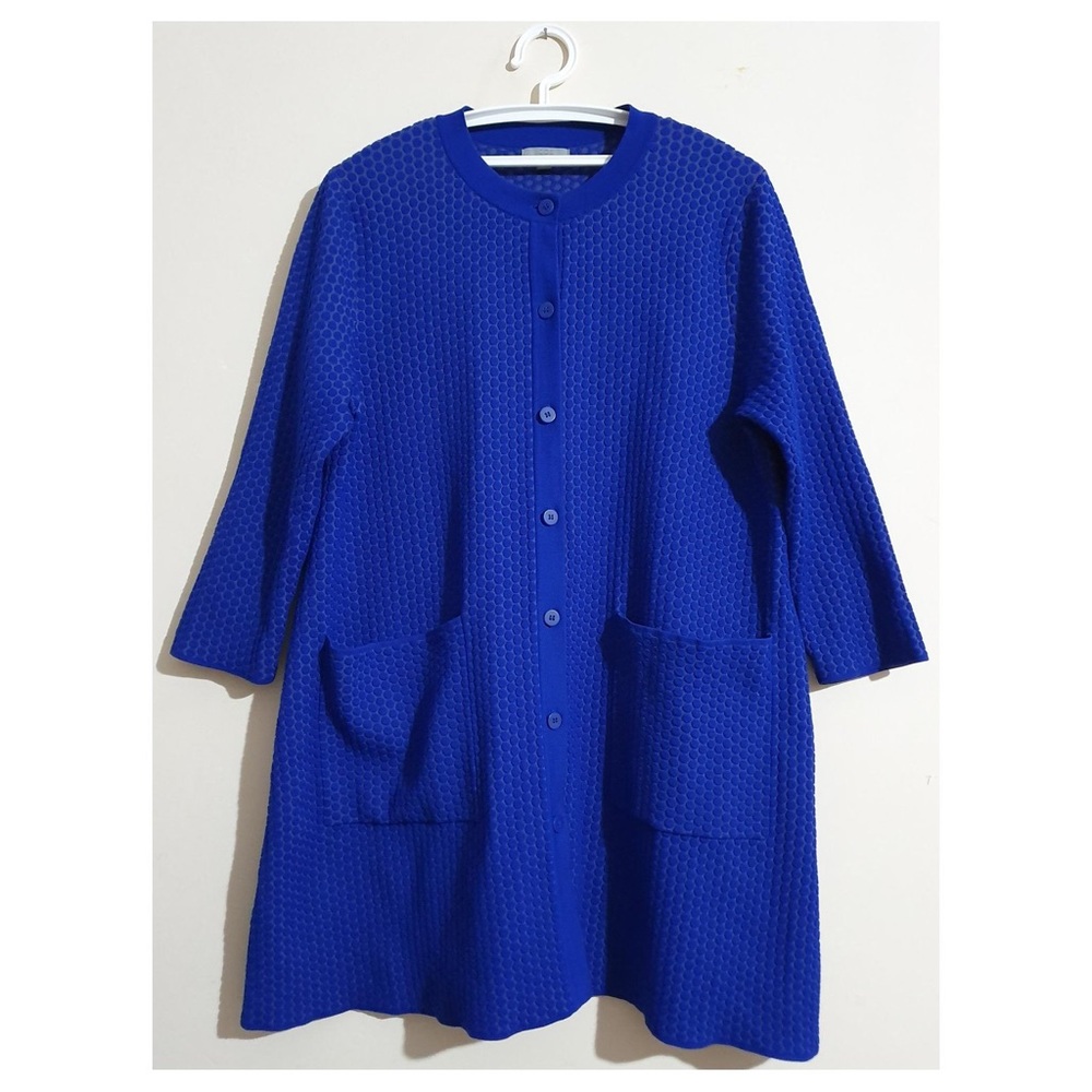 COS cobalt blue sweater | Swing jacket | size S